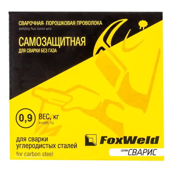 Проволока сварочная порошковая (флюсовая) E71T-GS Сварис 0.8 мм 0.9 кг