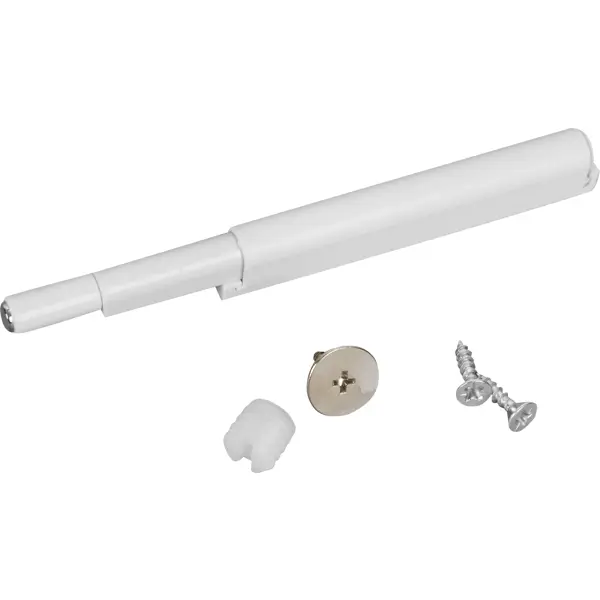 Упор-защелка фасада AMF11/W, 85x14 мм, пластик, цвет белый