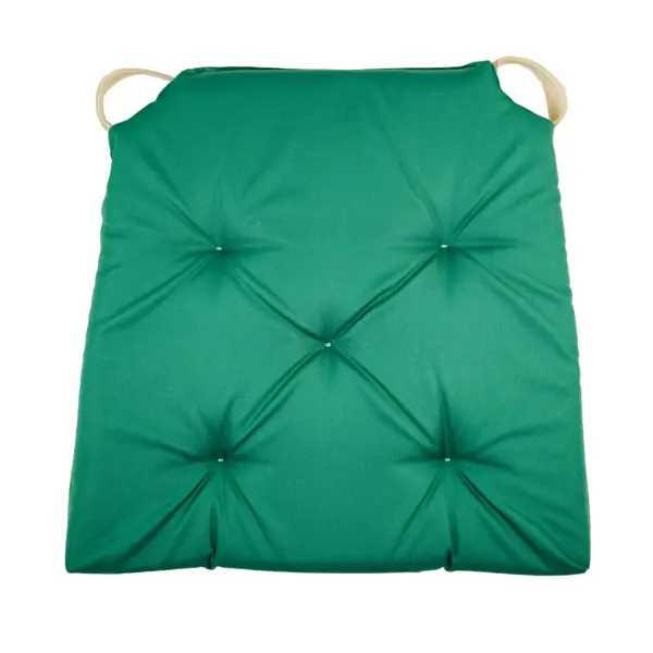 Подушка для стула Linen Way 40/35x40 см цвет зеленый