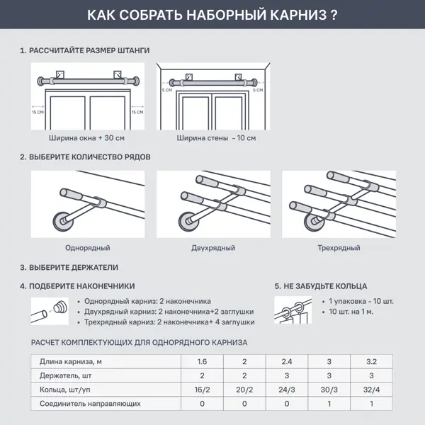Кольцо с крючком металл цвет черный 2 см 10 шт.