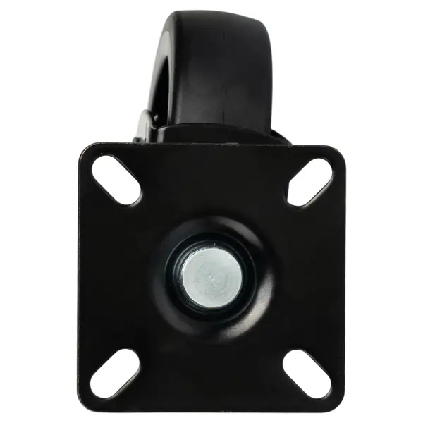 Мебельный ролик поворотный без тормоза 75 мм до 59 кг цвет черный