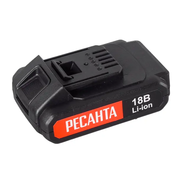 Дрель-шуруповерт аккумуляторная Ресанта ДА-50/25, 18 В Li-ion 2x2 Ач