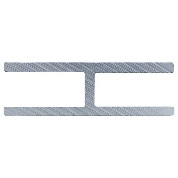 Профиль H-образный алюминий 25x8x25x1.5x2000 мм