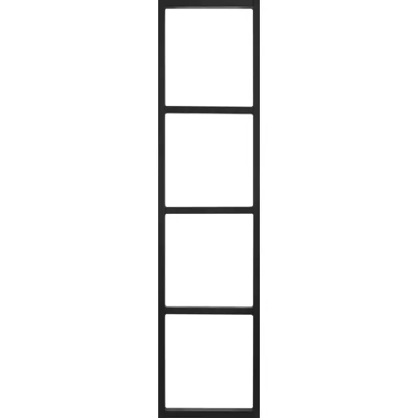 Боковина для стеллажа Лофт 1500 мм сталь черная