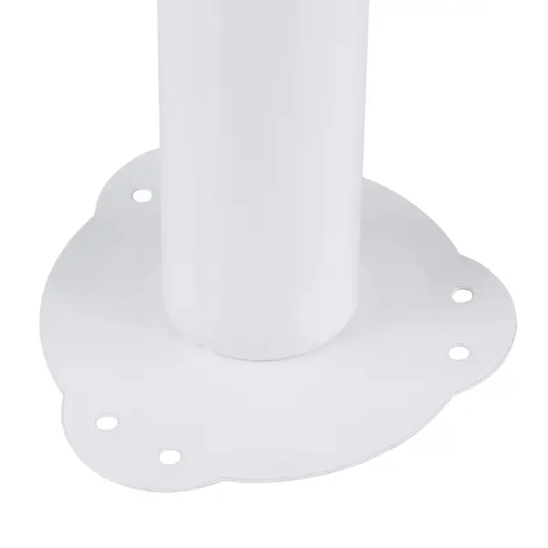 Ножка для мебели круглая ⌀50 мм 82 см металл белая