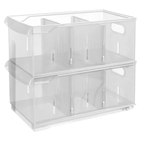 Контейнер Rolly 16.5x12.9x30.5 см 5 л пластик цвет прозрачный