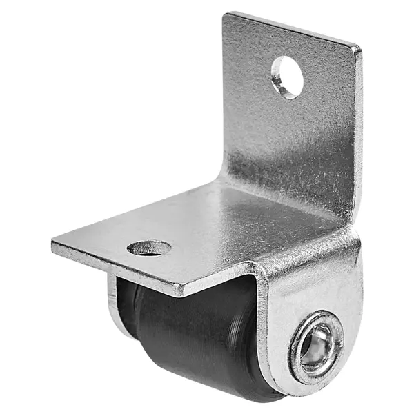 Мебельный ролик неповоротный без тормоза Larvij 15 мм до 20 кг цвет черный