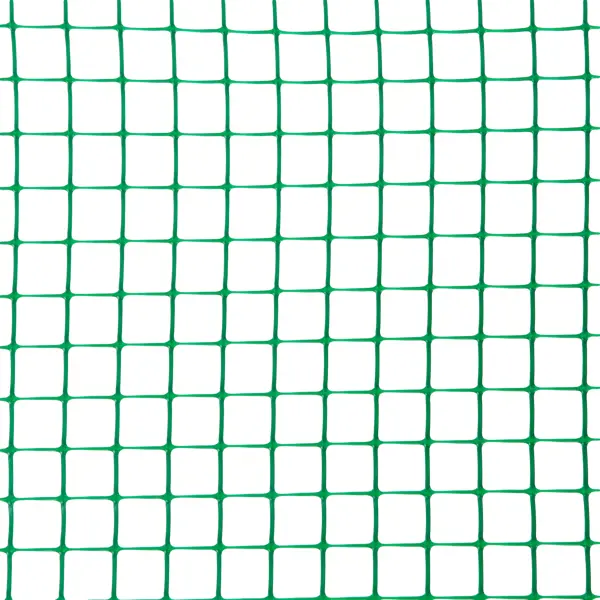 Решетка садовая 50x500 см размер ячейки 24x24 мм, цвет зеленый