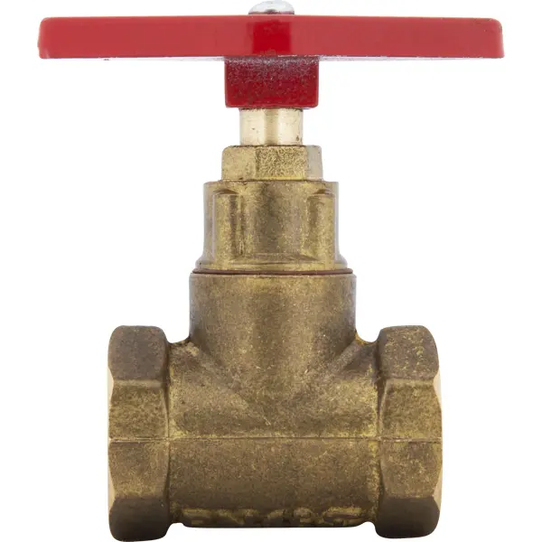 Вентиль запорный Santechsystems 15б1п DN15 PN16 1/2" ВР ручка барашек латунь