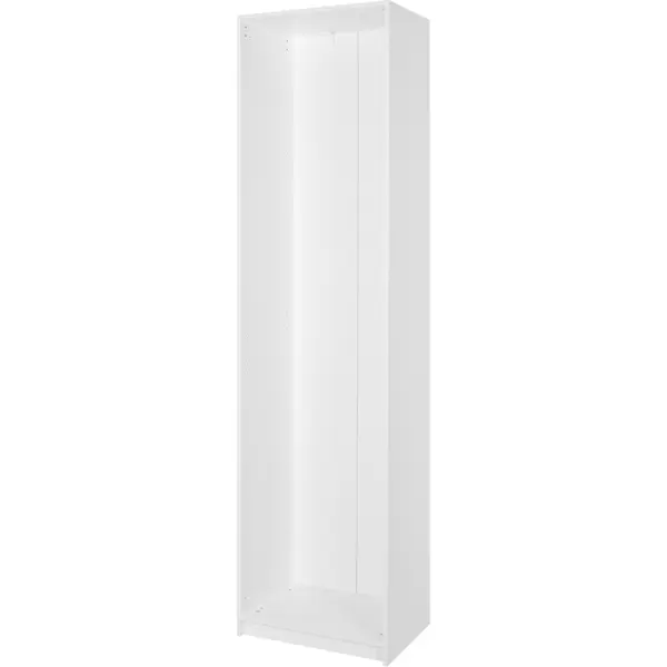 Каркас шкафа Лион 60x232.2x41.7 см ЛДСП цвет белый с петлями