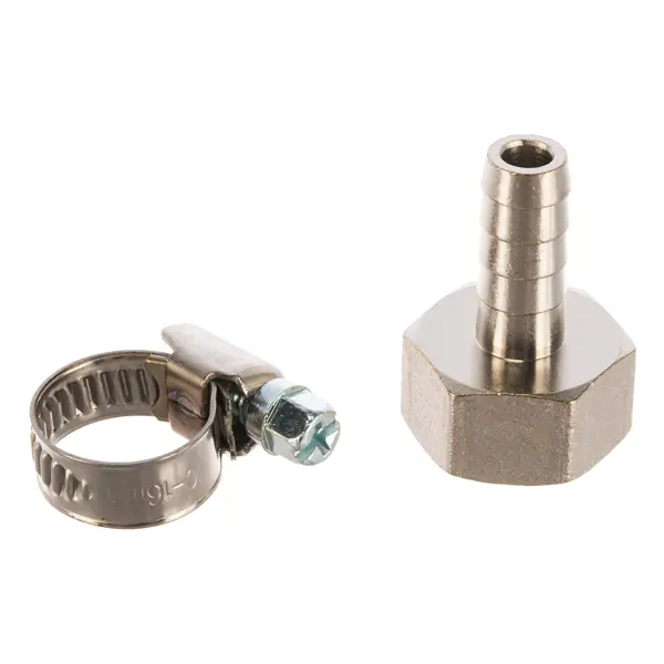 Штуцер газовый Vaxt для шланга ø1/2"х10 мм ВР латунь/сталь