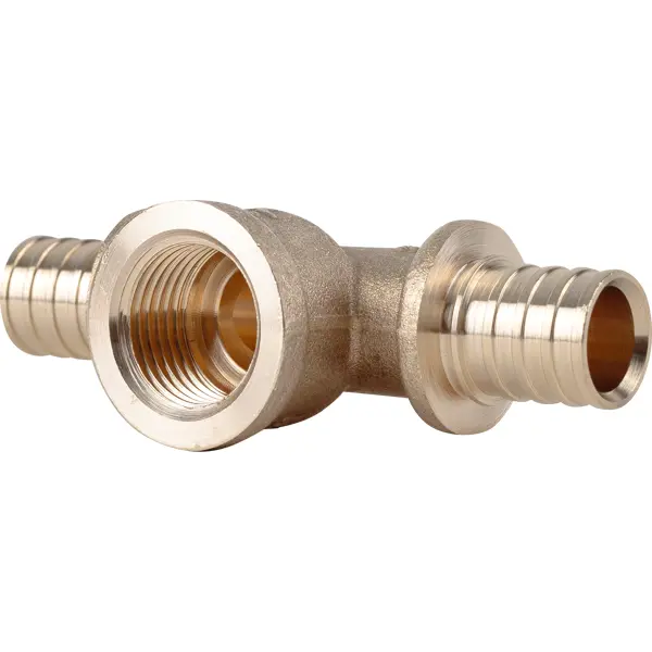 Тройник комбинированный Pro Aqua 20x1/2"x20 мм ВР латунь AX9201220