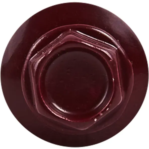 Саморезы кровельные по дереву Standers с пресс-шайбой RAL3005 4.8x51 8 шт.