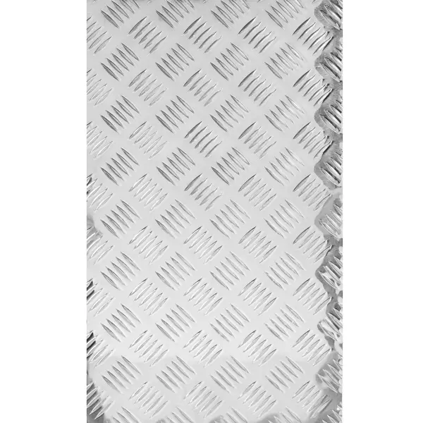Лист рифленый квинтет АМг2 1.5x300x1200 мм, алюминий