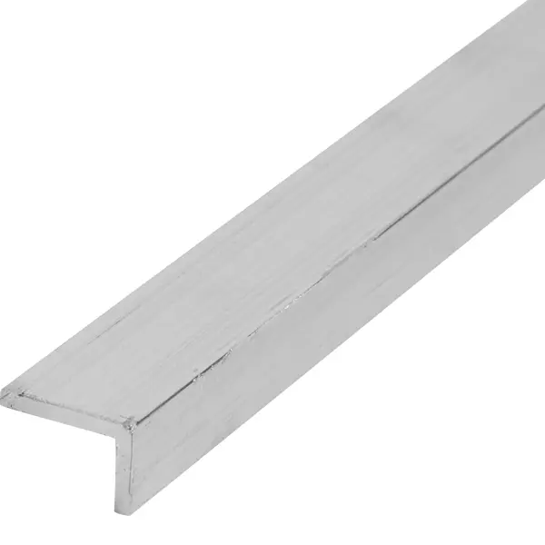 Профиль L-образный алюминий 15x10x2x1000 мм серый