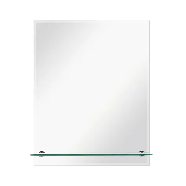 Зеркало для ванной Omega Glass NNKP003М с полкой 40x50 см прямоугольное