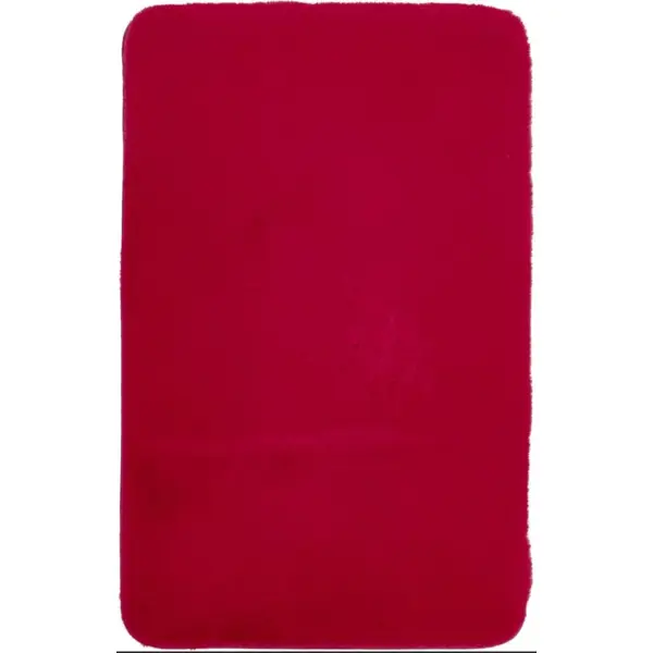 Ковер Bingo прямоугольный 50x80 см полиэстер цвет брусничный