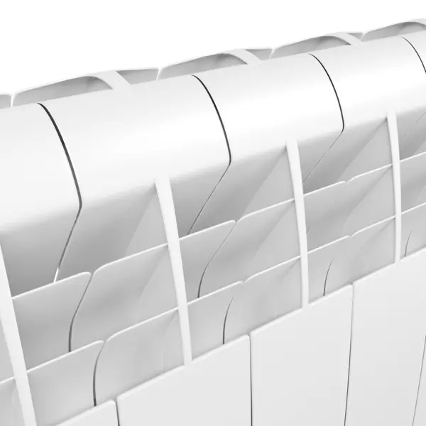 Радиатор секционный Royal Thermo Biliner 350/87 10 секций боковое подключение биметалл белый