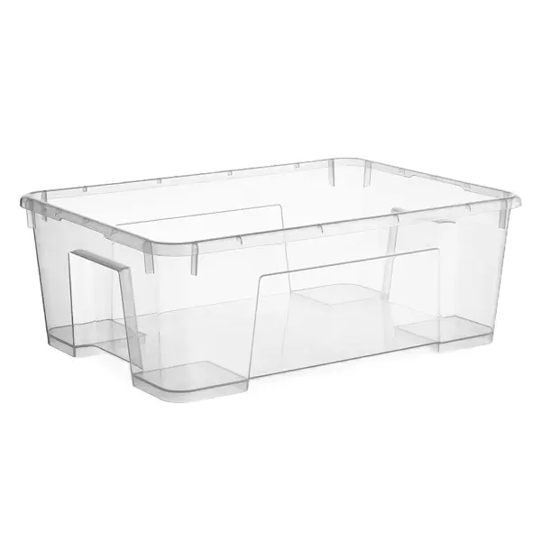 Контейнер с крышкой 39x28x14 см 11 л полипропилен цвет прозрачный