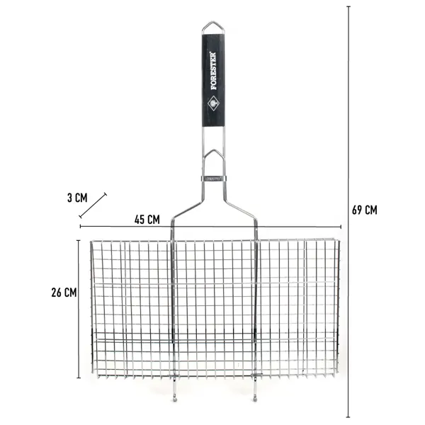 Решетка-гриль Forester 26x45 см