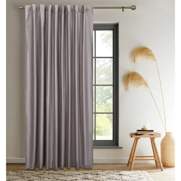 Дверь межкомнатная со стеклом Пьемонт 80x200 см Hardflex цвет стиппл грей с замком и петлями