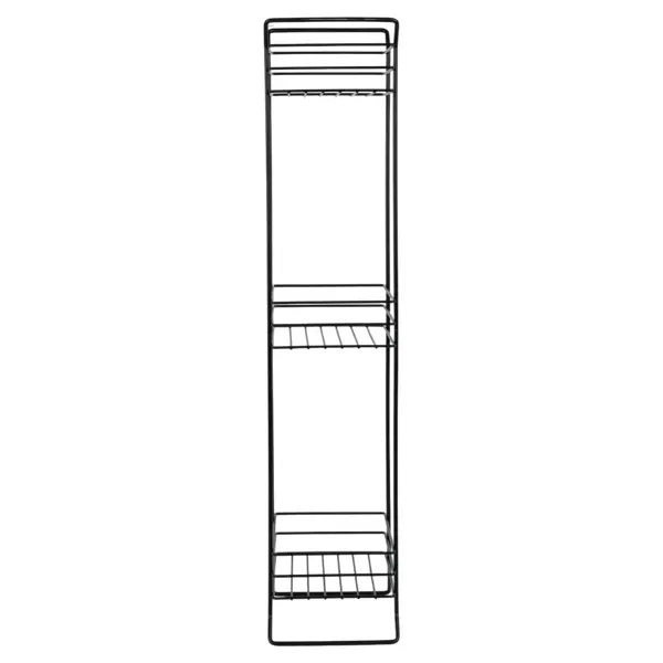 Стеллаж для ванной Proffero Трио 18.5x70.5x15 мм цвет черный