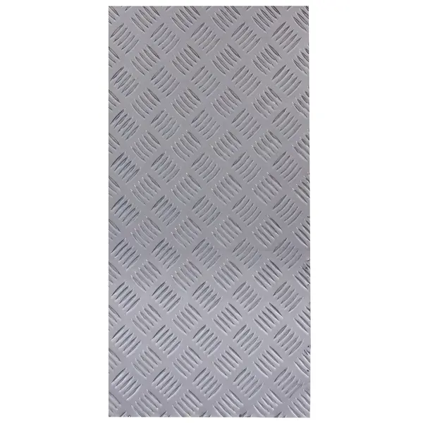 Лист рифленый квинтет АМг2 1.5x300x600 мм, алюминий