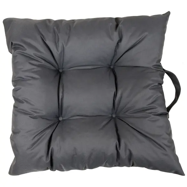Подушка для стула Linen Way Пикник-2 50x50 см цвет стальной