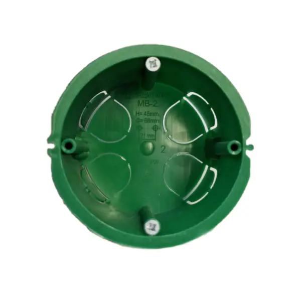 Подрозетник Защита Про под бетон и кирпич 68x45 мм IP20 цвет зеленый