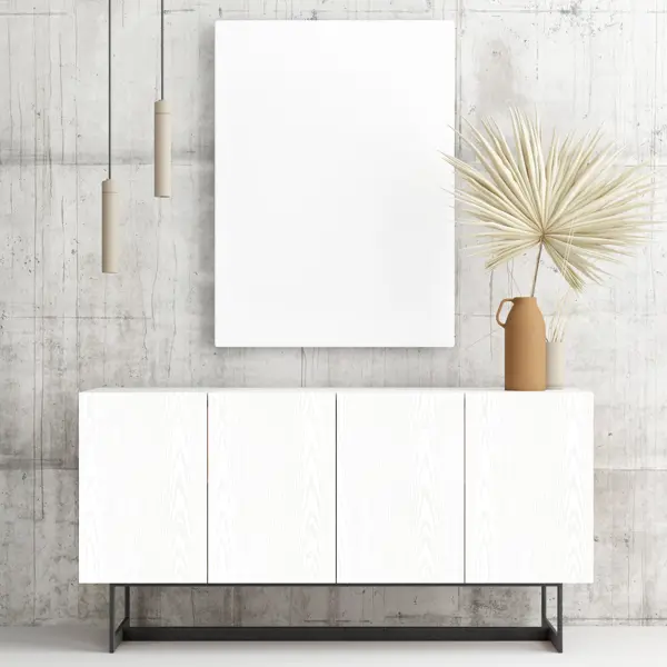 Дверь межкомнатная глухая Рондо 60x200 см Hardflex цвет серый жемчуг с замком и петлями