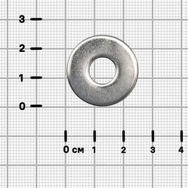 Шайба DIN 9021 М8 нержавеющая сталь А2 18 шт.