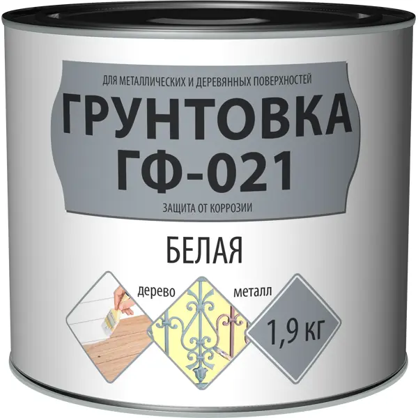 Грунтовка Empils ГФ-021 универсальная 1.9 кг белая