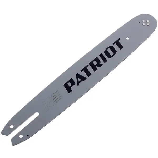 Шина для пилы PATRIOT 14". 50 звеньев. паз 1.3 мм. шаг 3/8 дюйма