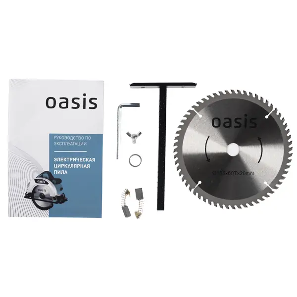 Пила циркулярная сетевая Oasis PC-185, 1600 Вт, 185 мм