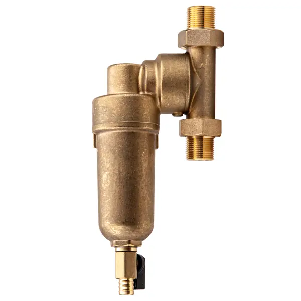 Промывной фильтр для ГВС Посейдон 3/4" НР 100 мкм латунь 13625