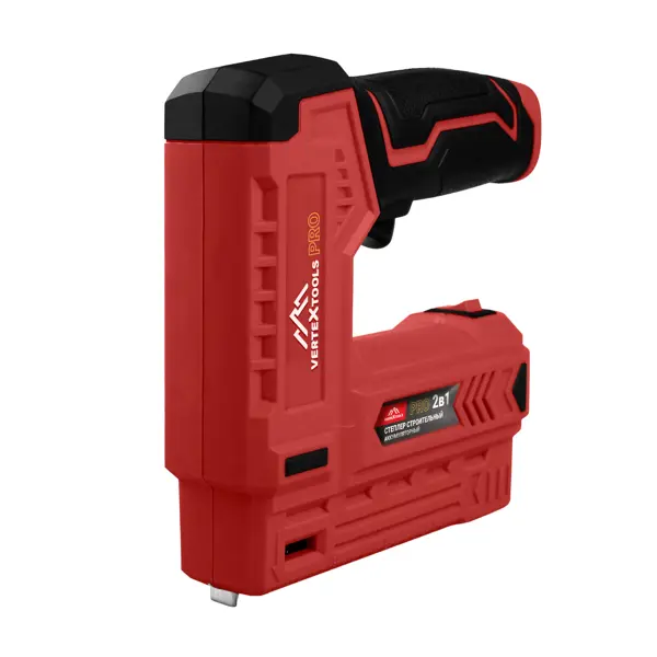Степлер аккумуляторный Vertextools 0043-09, 3.7 В Li-Ion 2 Ач