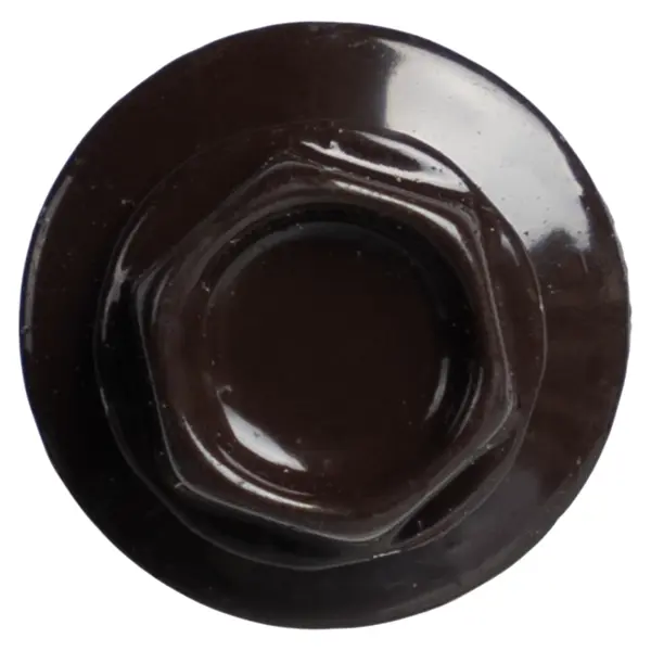 Саморезы кровельные по дереву DILWIS с пресс-шайбой со сверлом RAL 8017 4.8x29 мм 100 шт.