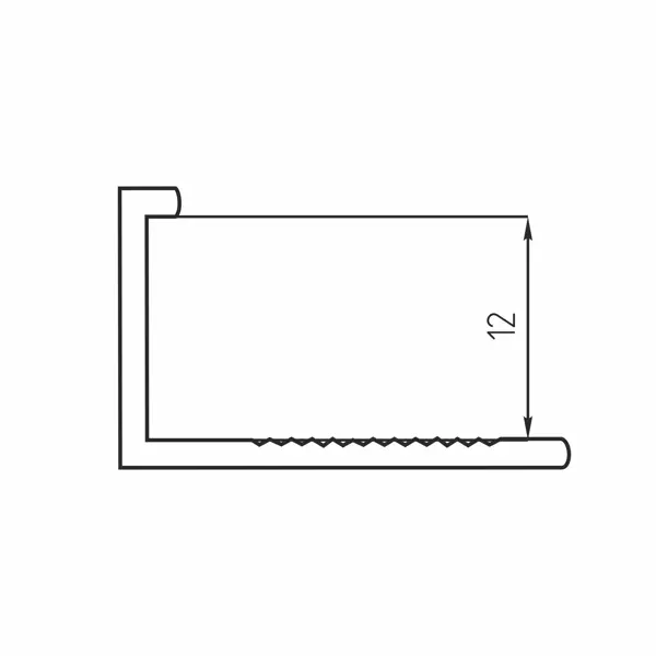 Профиль окантовочный Alprofi ПК 02-12.2700.01Л