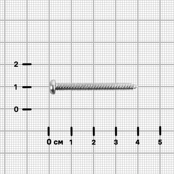 Саморезы универсальные полусферические острые оцинкованные 4x40 на вес