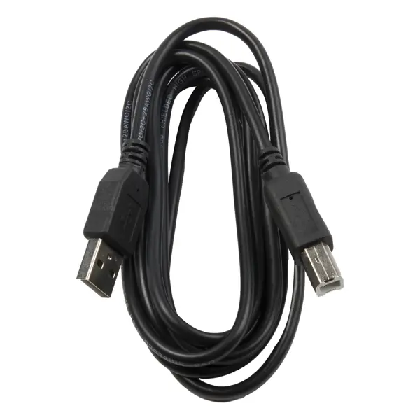 Кабель Oxion USB AM-BM 1.8 м цвет черный