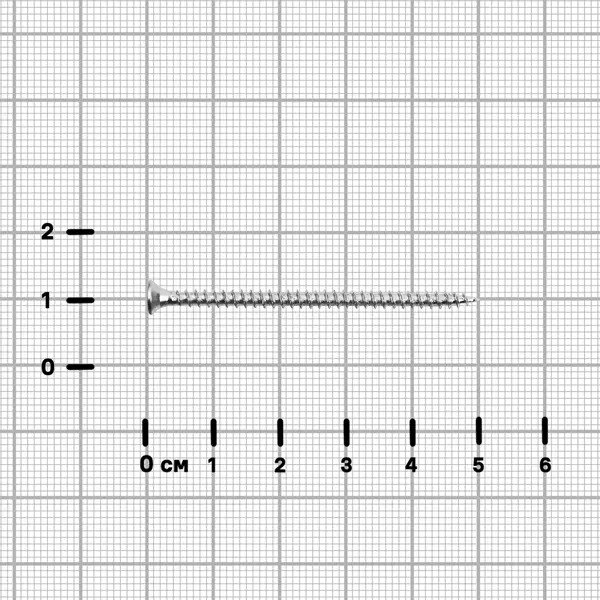 Саморезы универсальные Standers оцинкованные 3x50 25 шт.