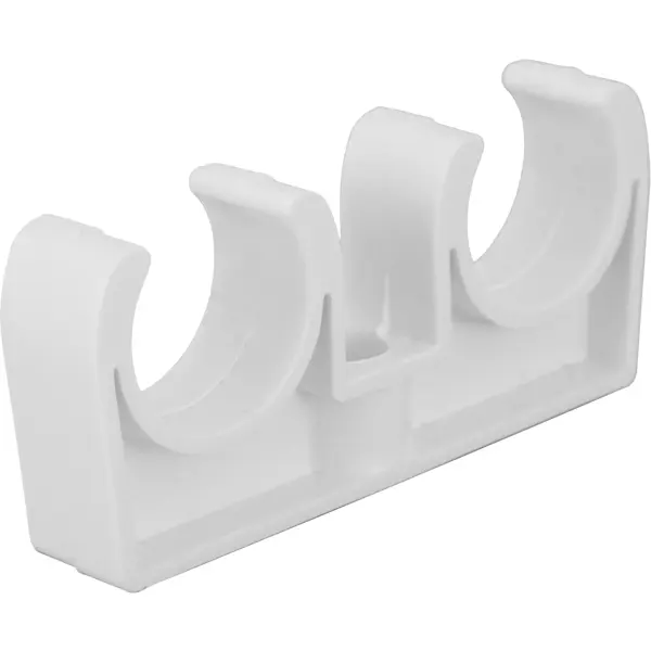 Крепеж для полипропиленовой трубы РВК 25 мм двойной