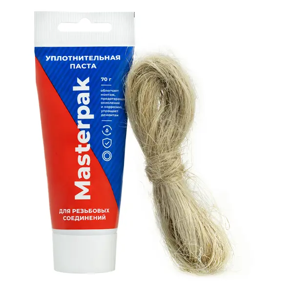 Паста уплотнительная для воды 70 г со льном