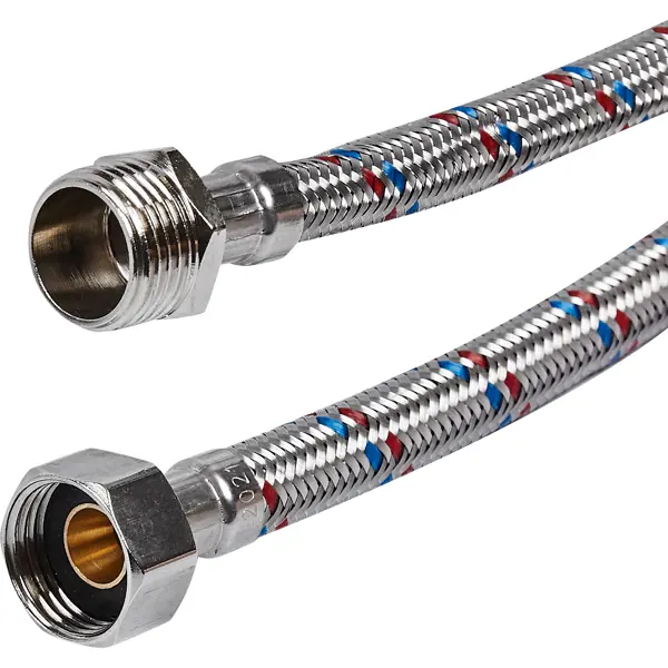 Гибкая подводка для воды ДТРД 60 см x 1/2" наружная-внутренняя резьба