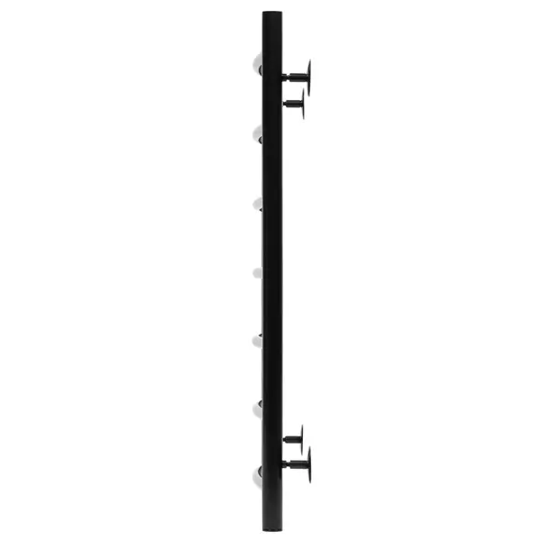 Полотенцесушитель водяной лесенка Royal Thermo Classic 50x80 см нижняя подводка 1" нержавеющая сталь цвет черный