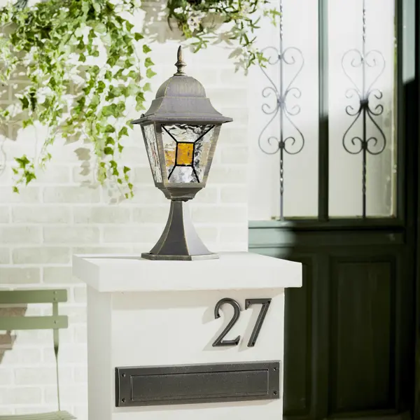 Фонарный столб уличный Inspire Chester, 1xE27x100 Вт, 45 см, IP44