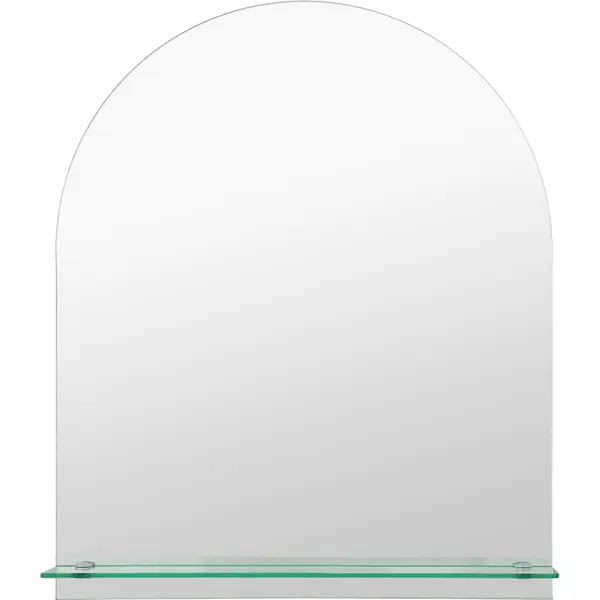 Зеркало для ванной Omega Glass NNKP211М с полкой 50x60 см арка