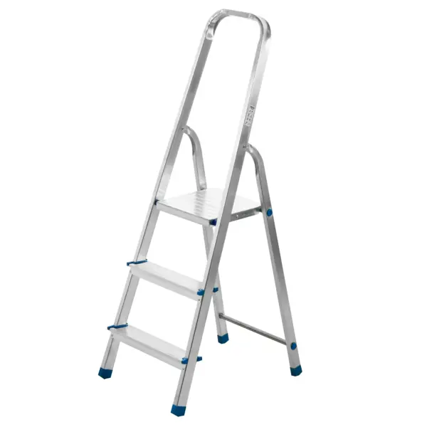 Стремянка алюминиевая Ladderbel STR-AL-3 3 ступени, максимальная нагрузка 150 кг