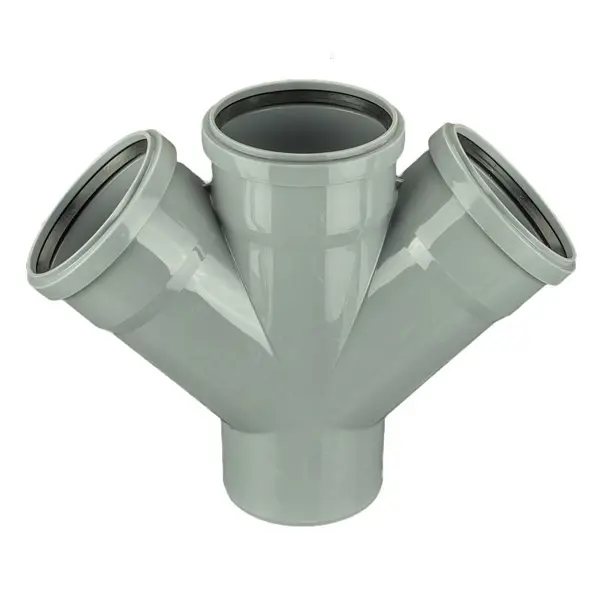 Крестовина одноплоскостная Ø 110x110x110/45° полипропилен