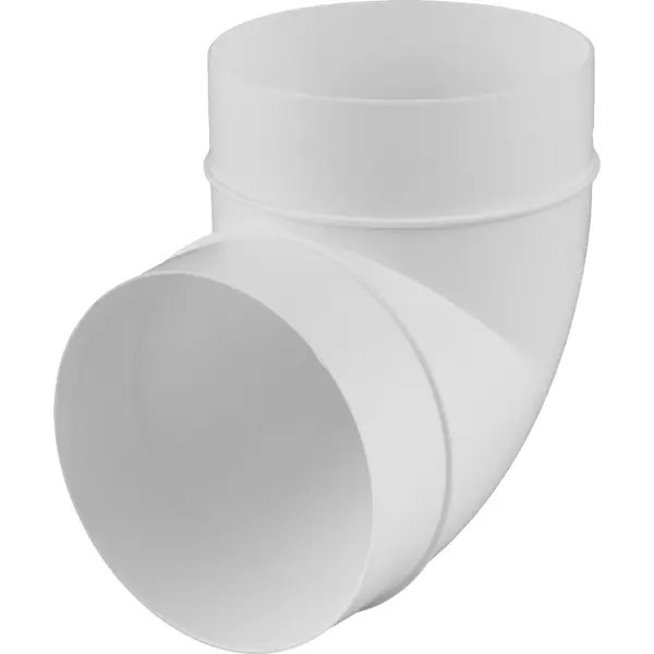 Колено для круглых воздуховодов Equation D100 мм 90 градусов пластик